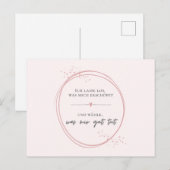 Carte Postale Affirmation douce de lâcher-prise (Devant / Derrière)