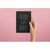 Carte Postale Affirmation positive de l'amour personnel