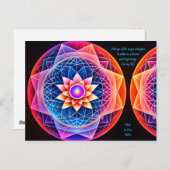 Carte Postale Affirmation Positive Laissant Partir De Douleur Et (Devant / Derrière)