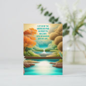 Carte Postale Affirmation Positive Laissant Partir De Douleur Et (Debout devant)