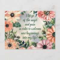 Affirmation positive pour abandonner la douleur et