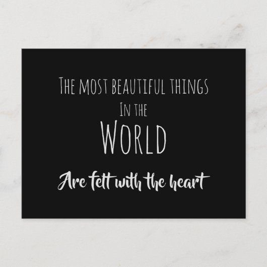 Carte Postale Affirmations cardiaques (Devant)