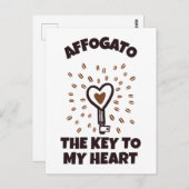 Carte Postale Affogato (Devant / Derrière)