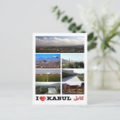 Carte Postale Afghanistan - Kaboul - I Love - (Debout devant)