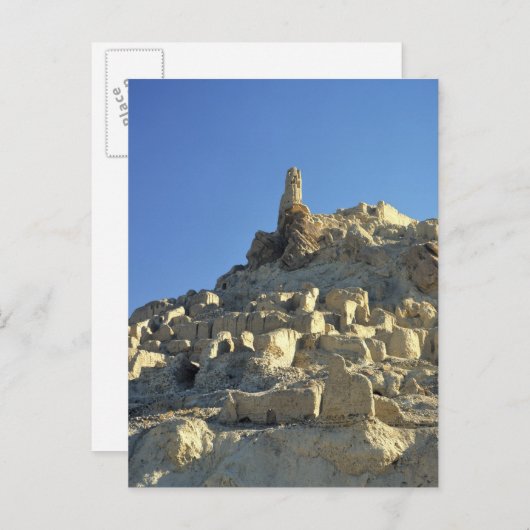 Carte Postale Afghanistan, vallée de Bamian. La légende dit que  (Devant / Derrière)