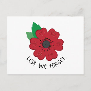 Carte Postale Afin que nul n'oublie