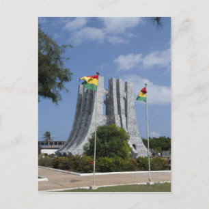 Carte Postale Africa, Ghana, Accra. Nkrumah Mausoleum, final 3