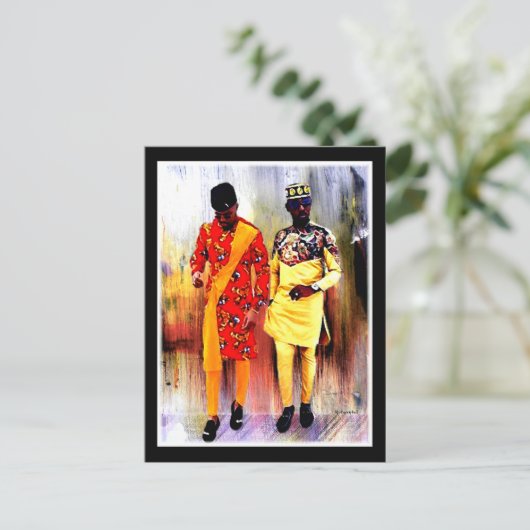 Carte Postale Africain (Debout devant)