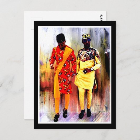 Carte Postale Africain (Devant / Derrière)