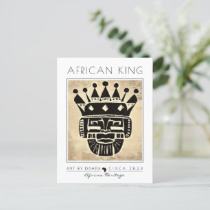 CARTE POSTALE AFRICAIN KING