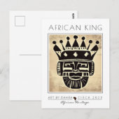 CARTE POSTALE AFRICAIN KING (Devant / Derrière)
