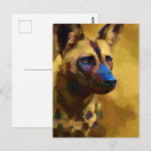 Carte Postale Africain Merveilleux chien (Devant / Derrière)