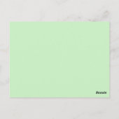 carte postale africaine (Dos)