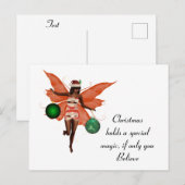 Carte postale africaine-américaine de Noël (Devant / Derrière)