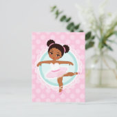 Carte Postale African American Ballerina (Debout devant)