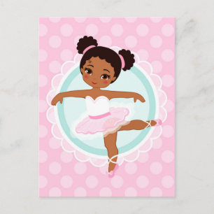 Carte Postale African American Ballerina