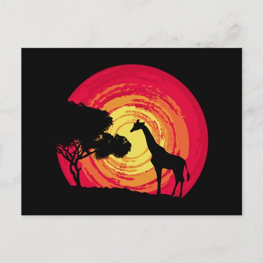 Carte Postale African sunset (Devant)