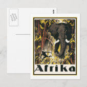 Carte Postale Afrika Voyage Vintage (Devant / Derrière)