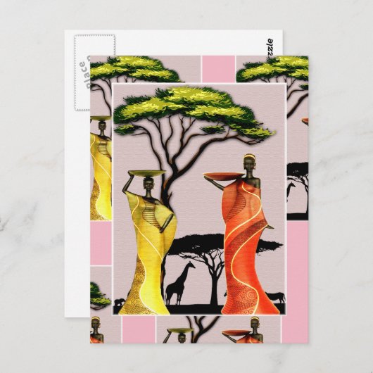 Carte Postale Afrique (Devant / Derrière)