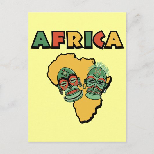 Carte Postale Afrique (Devant)