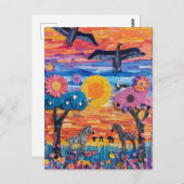 Carte Postale Afrique (Devant / Derrière)