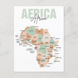 Carte postale Afrique