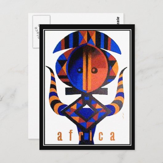 Carte postale Afrique (Devant / Derrière)