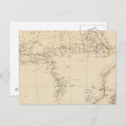 Carte Postale Afrique 7 (Devant / Derrière)