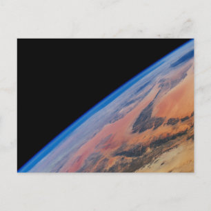 Carte Postale Afrique du Nord et vaste désert libyen.