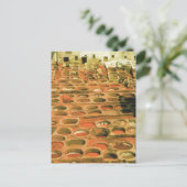 Carte Postale Afrique du Nord, Tannerie, Marrakech, Maroc (Debout devant)