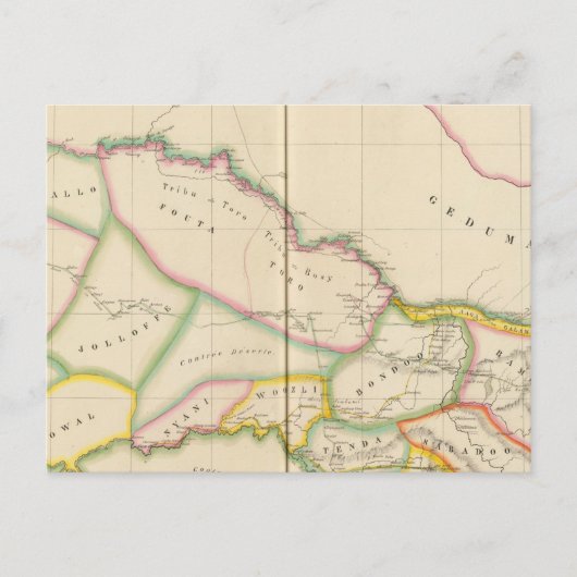 Carte Postale Afrique du Sénégal (Devant)