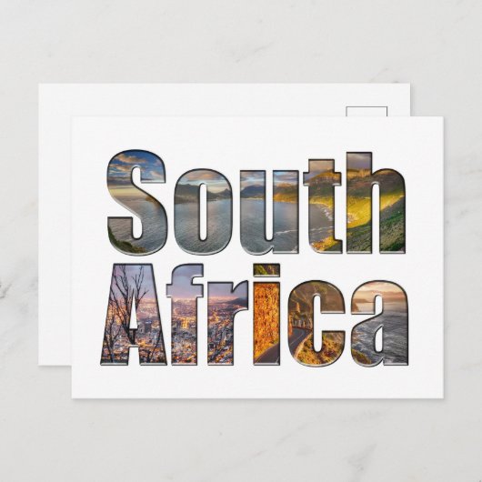 Carte Postale Afrique du Sud (Devant / Derrière)