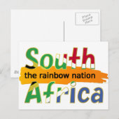 Carte Postale Afrique du Sud - Nation arc-en-ciel (Devant / Derrière)