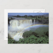Carte Postale Afrique, Éthiopie, rivière Nil Bleu, Cataracte. 2 (Devant / Derrière)