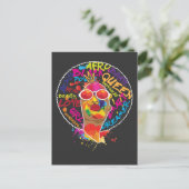 Carte Postale Afrique Fier noir-américain Afro Melanin Queen (Debout devant)