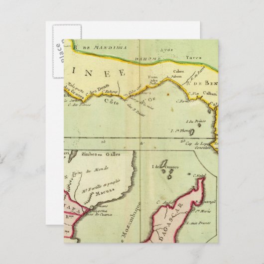 Carte Postale Afrique, Madagascar (Devant / Derrière)