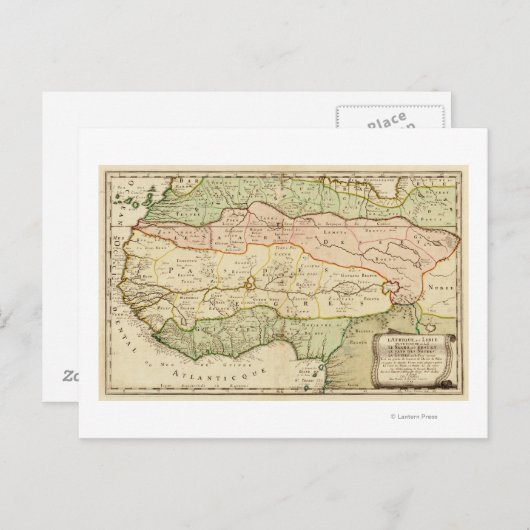 Carte Postale Afrique occidentaleCarte panoramiqueAfrique occide (Devant / Derrière)