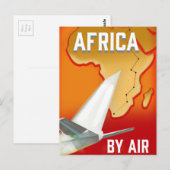 Carte Postale Afrique par avion (Devant / Derrière)