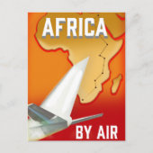 Carte Postale Afrique par avion (Devant)