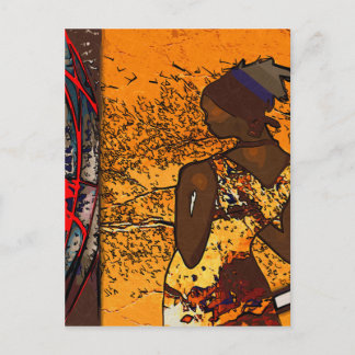 Carte Postale Afrique rétro cadeaux de style vintage AF107