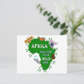 Carte Postale Afrique sauvage (Debout devant)
