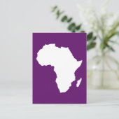 Carte Postale Afrique violette Audacieuse (Debout devant)