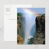 Carte Postale Afrique, Zambie, Victoria Falls National Park. (Devant / Derrière)