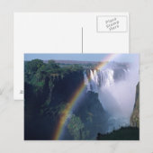 Carte Postale Afrique, Zimbabwe. Chutes Victoria (Devant / Derrière)