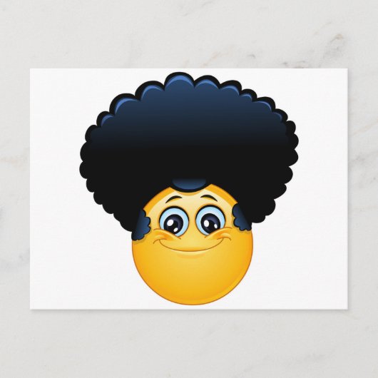 Carte Postale afro émoji (Devant)
