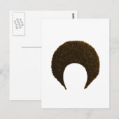 Carte Postale Afro Gold Le MUSÉE Zazzle Dons (Devant / Derrière)