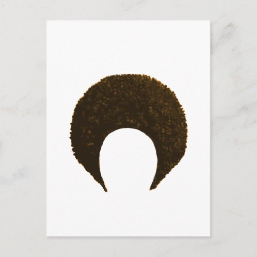 Carte Postale Afro Gold Le MUSÉE Zazzle Dons (Devant)