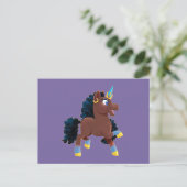 Carte Postale Afro Unicorn | La magie (Debout devant)