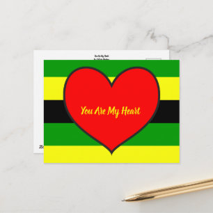 Carte Postale Afrocentrique Tu Es Mon Coeur