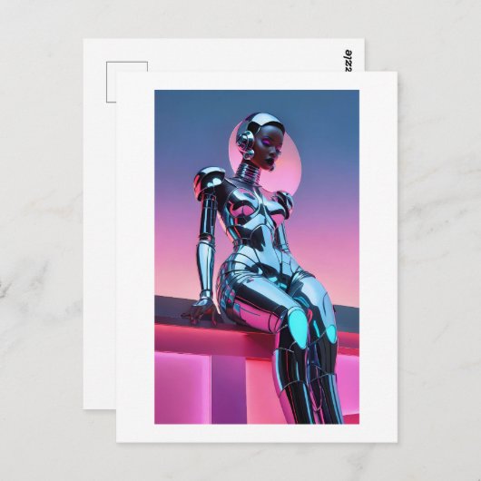 Carte Postale Afrofuturisme Neuf (Devant / Derrière)